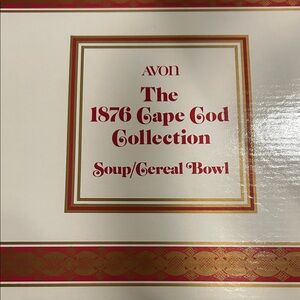 Avon 1876 Cape Cod Collection Red Bowl